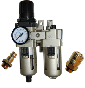 REDUKTOR+FILTR+NAOLEJACZ BLOK POWIETRZA 1/2'' pn