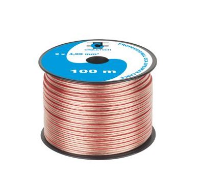 PRZEWÓD GŁOŚNIKOWY 2 x 4,0mm AUDIO CABLETECH -1m