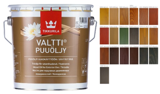 TIKKURILA Valtti Wood Oil 2,7l OLEJ KOLORY gr. I