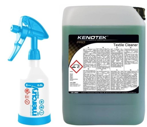 KENOTEK TEXTILE CLEANER 10L PŁYN + GRATIS KWAZAR n