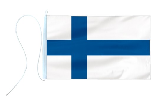 Flaga Finlandia bandera jachtowa 65x40cm qg