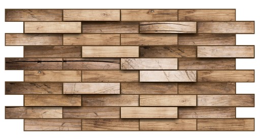 DEKORACYJNE PANELE ŚCIENNE 3D PCV WALNUT DREWNO PANEL ŚCIENNY DEKORACJA
