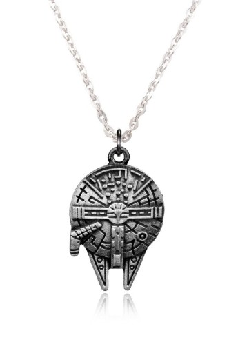 Naszyjnik Gwiezdne Wojny Star Wars Sokół Millenium Falcon Łańcuszek PL