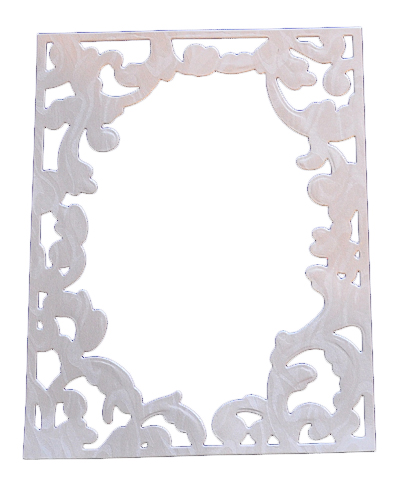SCRAPKI Ramka Ażurowa 14cm baza kartki