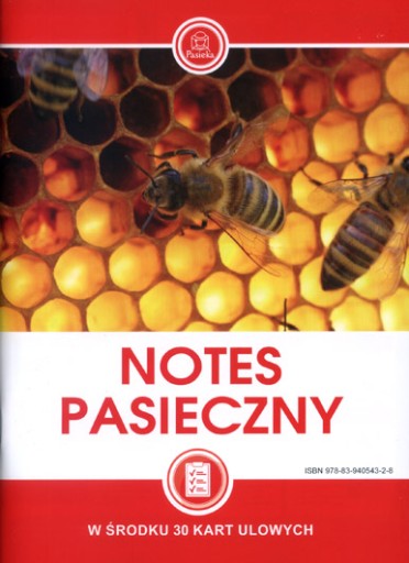 Notes pasieczny notatnik karty uli prac w pasiece