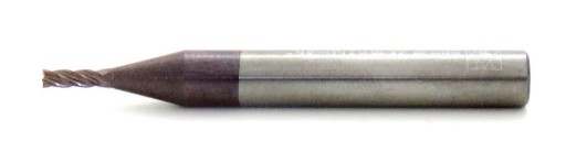 FREZ WĘGLIKOWY 1,5mm CHWYT 6 DŁUGOŚĆ 50mm 4F 45HRC