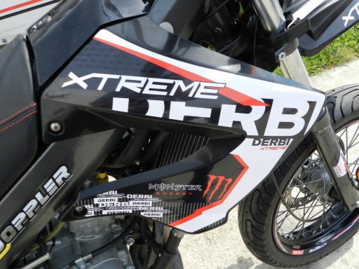 DERBi Senda X-Treme 50 okleina naklejki komplet paski ZESTAW TOP!