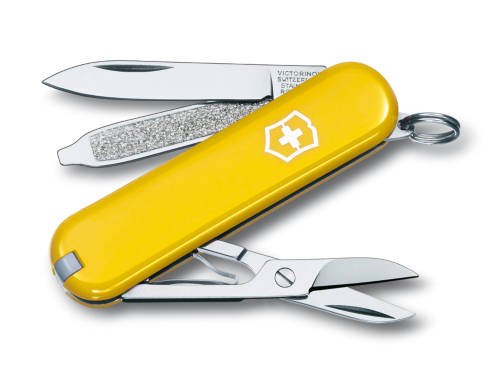 SCYZORYK VICTORINOX CLASSIC 0.6223.8G PUDEŁKO 58MM, 7 funkcji CeDe