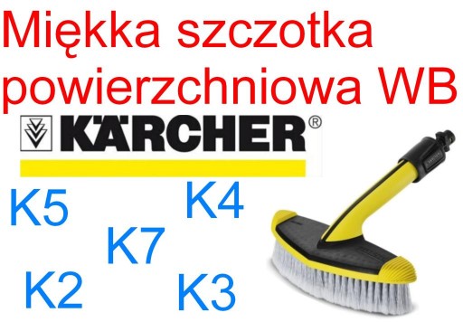 Miękka szczotka powierzchniowa WB 60 Karcher NOWA!