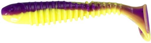 BERKLEY FLEX RIB SHAD - PURPLE CHARTREUSE 9 CM