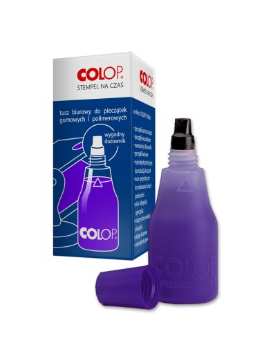 Tusz do pieczątek Colop 25ml fioletowy