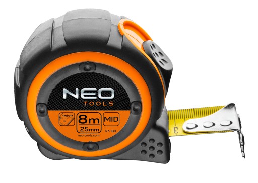Miara zwijana stalowa Neo Tools 8 m