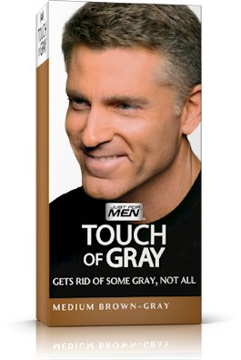 JUST For Men Touch Of Grey T35 # ŚREDNI BRĄZ