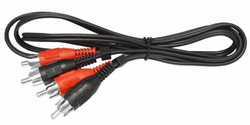 WDT6 KABEL RCAx2 - RCAx2 CHINCH 1M M/M ADAPTER 1 M