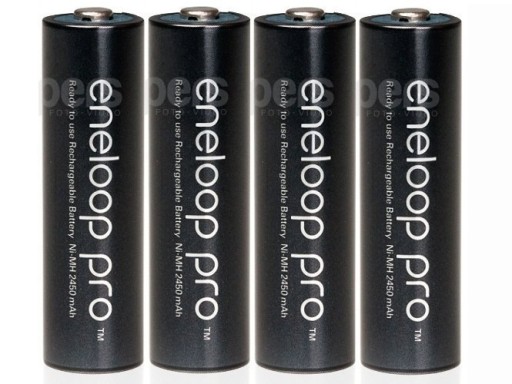 4x PANASONIC ENELOOP PRO 2550 mAh R6 AA JAPAN