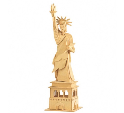 PUZZLE DREWNIANE 3D STATUA WOLNOŚCI USA