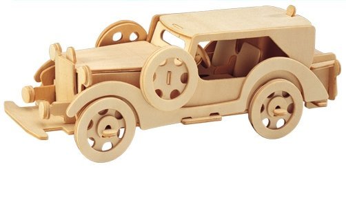 PUZZLE DREWNIANE 3D SAMOCHÓD AUTO FORD V8 CAR