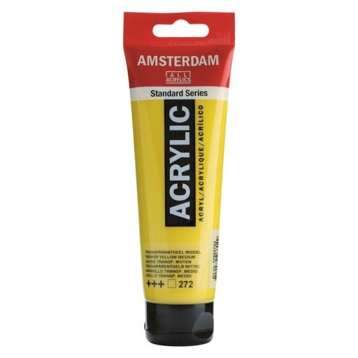 Amsterdam 120ml akryl 272 Transparent Yellow M.