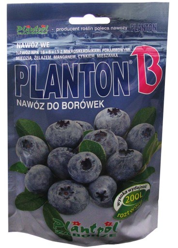 PLANTON B Nawóz pod Borówkę 200g na 200L Roztworu