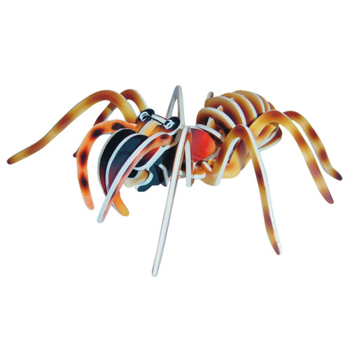 PUZZLE DREWNIANE 3D PRZESTRZENNE PAJĄK TARANTULA M