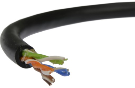 Kabel Okrągły skrętka do ziemi UTPW 8 x 0,5 KAT 5e