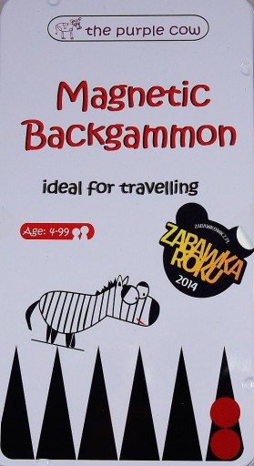 Gra magnetyczna The Purple Cow - Backgammon