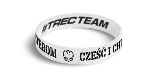 TREC OPASKA MOTYWACYJNA WRISTBAND 054 CZEŚĆ