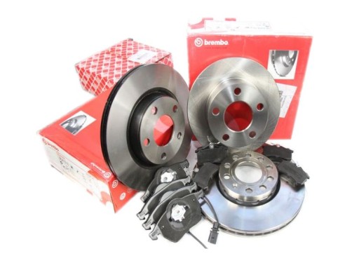 TARCZE BREMBO + KLOCKI TYL AUDI A4 B8 A5 Q5