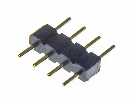 KONEKTOR RGB ZŁĄCZKA 4PIN DO TAŚM LED 5050 10MM DRABINKA WTYK DO ŁĄCZENIA