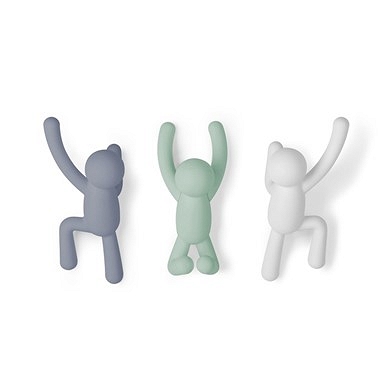 Wieszak ścienny na ubrania Buddy pastel