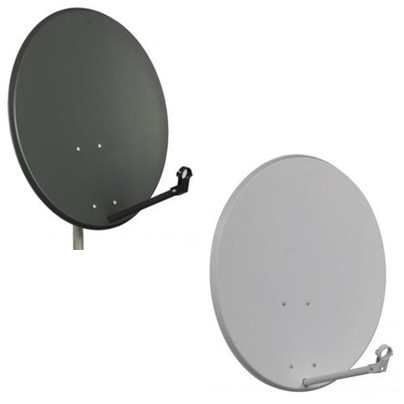 ANTENA SAT 80 cm CORAB BIAŁA / GRAFIT HD ASC-800