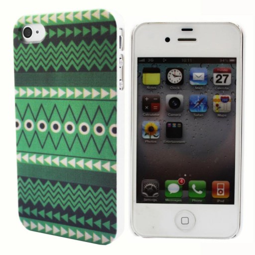 + Lekkie ETUI TRIBAL PRINT Mocne APPLE IPHONE 4 4S