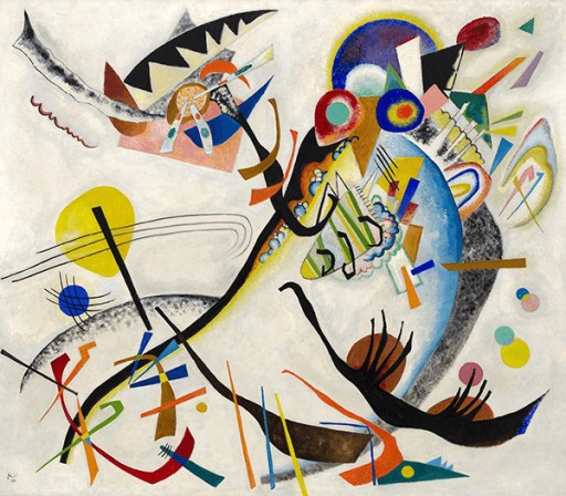 Obraz Segment blue - Wassily Kandinsky 50x60