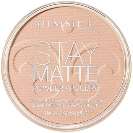 Rimmel Puder Stay Matte Matujący 003 Peach Glow