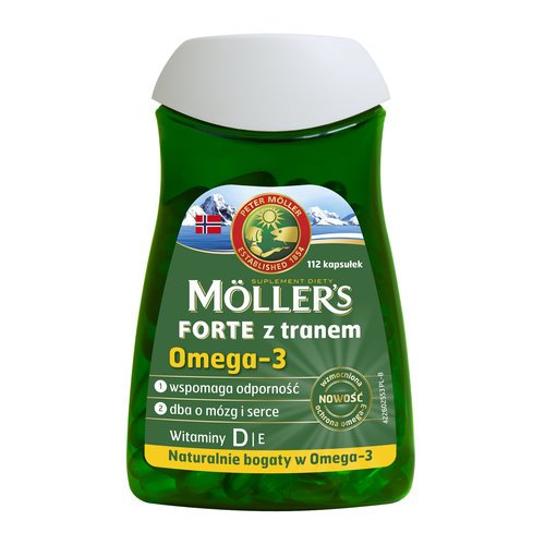 MOLLERS FORTE TRAN OMEGA 3 ODPORNOŚĆ 112 kapsułek