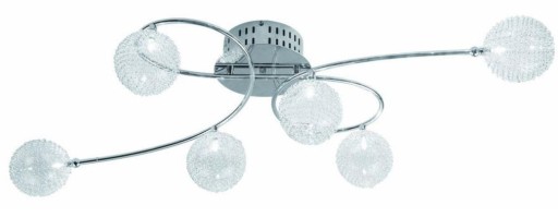 Lampa plafon Spider 6XG4 CHROM Reality