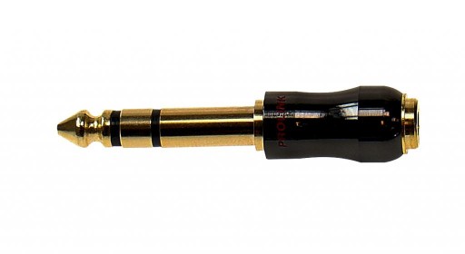 Przejście wtyk duży Jack stereo/gniazdo 3.5 stereo