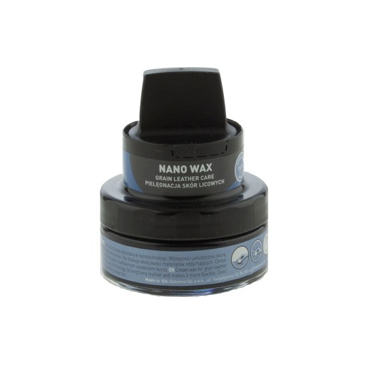 COCCINE NANO WAX CZARNA PASTA DO OBUWIA Z GĄBKĄ WOSK