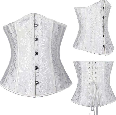 WYSZCZUPLAJĄCY GORSET MODELUJĄCY BIELIZNA SEXY XS