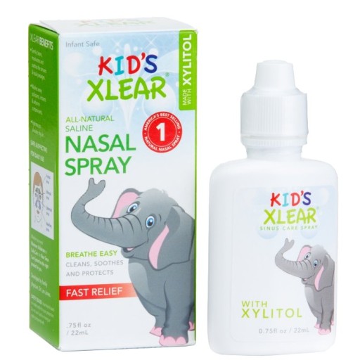 Xlear Kids, spray do nosa z ksylitolem 22 ml