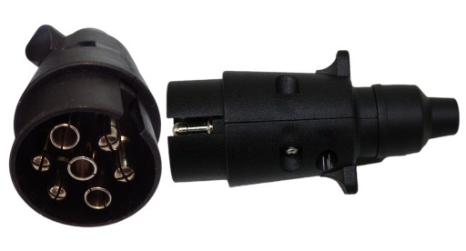 Wtyczka elektryczna wiązki 7 PIN BRINK do haka przyczepki przyczepy