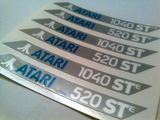 Sticker naklejka Atari 1040 520 ST