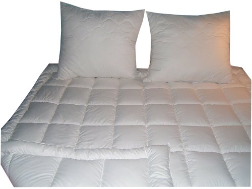 KOŁDRA 200x220 CAŁOROCZNA + 2 POD 50x60 Z GRANULAT