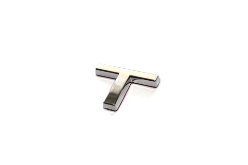 AUDI T CHROM EMBLEMAT ZNACZEK A1-A8 Q3-Q5 NOWOŚĆ