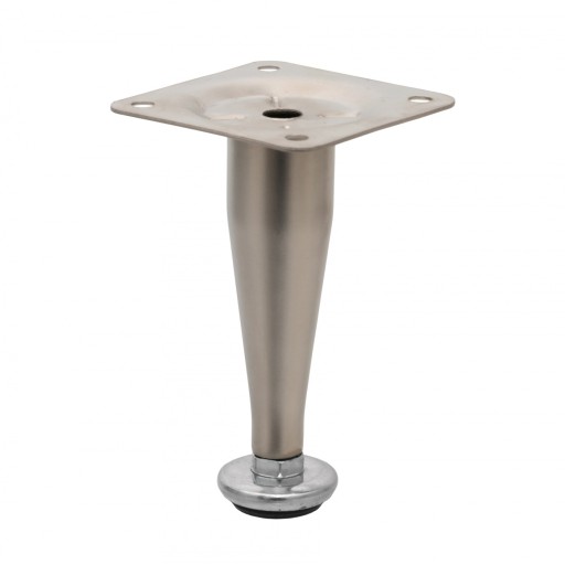 NOGA NÓŻKA MEBLOWA REGULOWANA METALOWA 10CM SATYNA