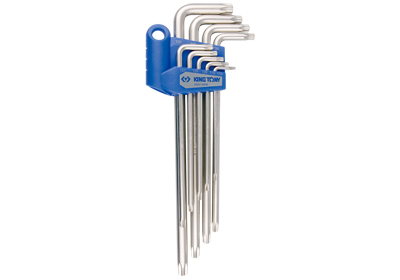 IMBUSÓW TORX Z OTWOREM EXTRA DŁUGICH 9szt.KINGTONY