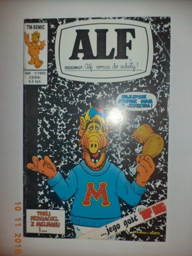 Alf wraca do szkoły. ALF - komiks TM-Semic