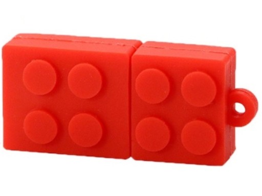 PENDRIVE USB 32 GB KLOCKI LEGO CZERWONE ZABAWA FUN