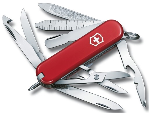 Victorinox 0.6385, scyzoryk Mini Champ, 58 mm, 15 funkcji