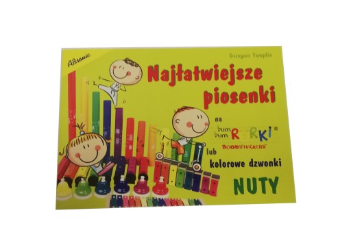 Książka Bum Bum Rurki-Najłatwiejsze piosenki-NUTY